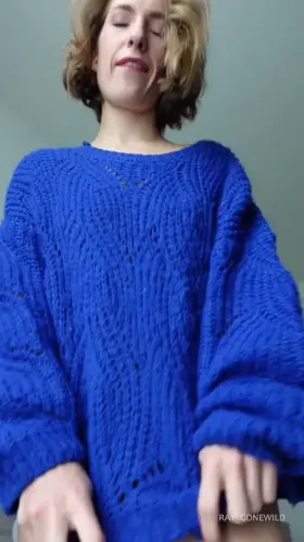 I want you to cum on my white tummy, would you like that?