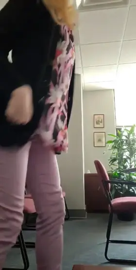 On break in the conference room, having a hard time deciding which way to reveal my pussy to you... (F)44