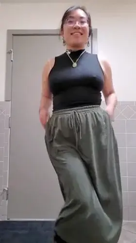 On and off at work! I have too much fun stripping in the employee restroom