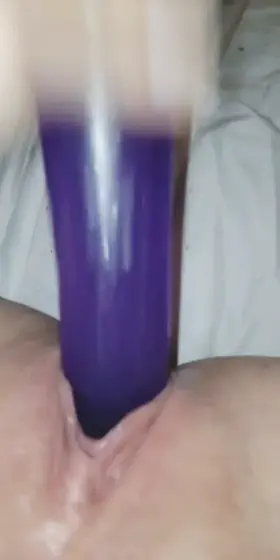 Slow motion amateur squirting