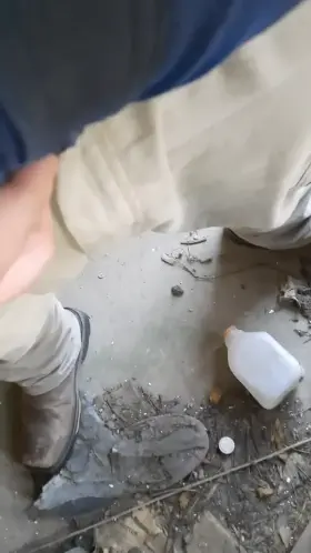 25M pissing in the old barn