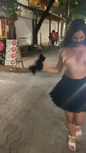 Walking topless in public [3:13]