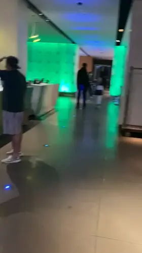 Giving you a show at check in