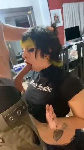 Blowjob Emo Face Fuck