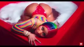 Nicki and her fat ass have got me hard again help me explode for it 😍