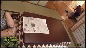 Horny Stepdaughter Under The Table