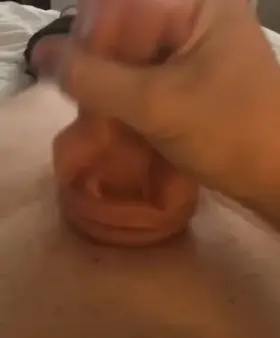 Watch it cum out the top (sound on for best results!)