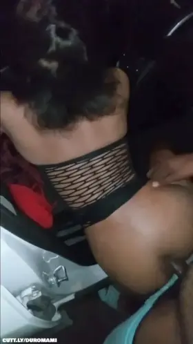 The brunette girl paying for the old night