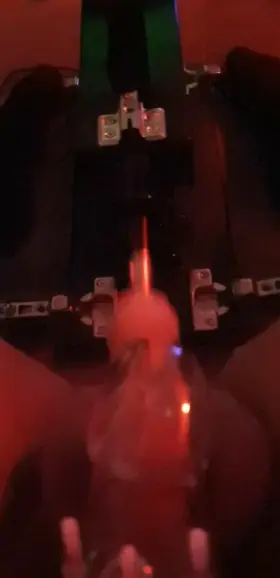 First time using my new fucking machine - the feeling is out of this world, pure sissy bliss!