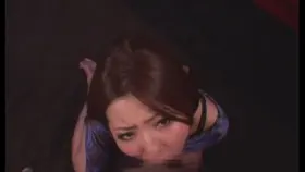 Kazuki Asou receiving a thick load on her face