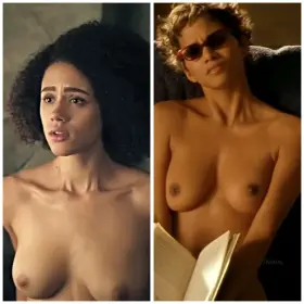 Nathalie Emmanuel vs Halle Berry