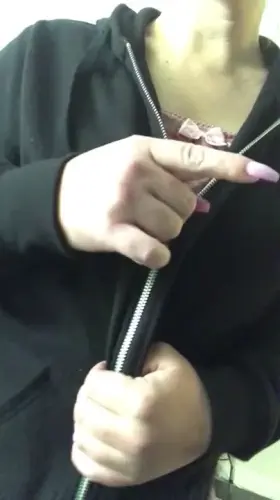 They pop right out of this halter!