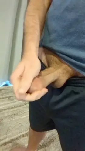 Playing with my monster on Hump Day morning