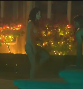 Sarah shahi removes panties to receive oral