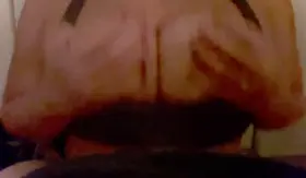 My tits swallowed his entire load, I made sure to drain his balls completely still