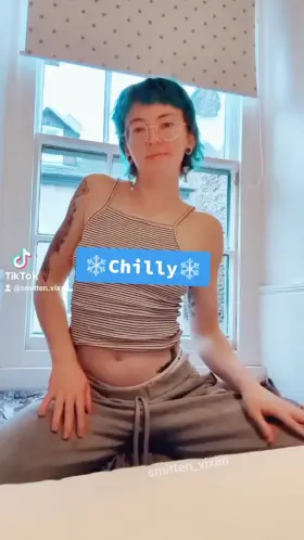 A wiggly wedgie belly dance