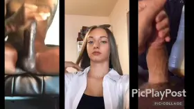 Cute bitch loves dicks around her