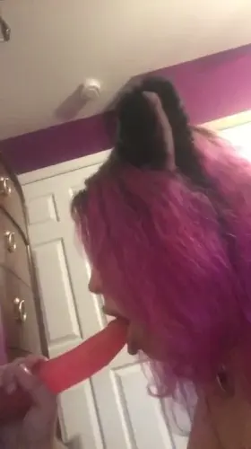 Wishing this Big Titty Nerdy Submissive Goth Gamer Girl would give you a Blowjob? 😋🖤✨
