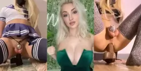 Stroke, rub and keep leaking