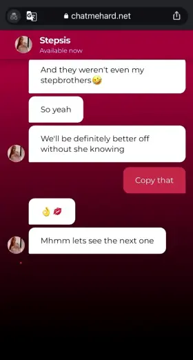 Stepsis looked in my eyes while sucking my balls