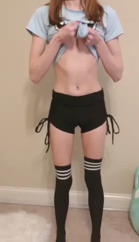 Taking my tight shorts off [F]
