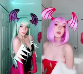 Miss Bri Cosplay as Morrigan and Lilith