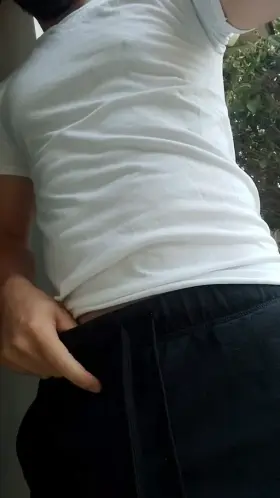 [31][dick pic] Do you think my cock is too big for this hair tie?