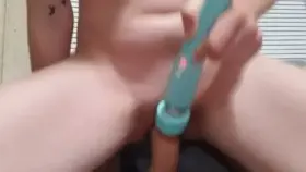 HOTWIFE Finds A Way To Play While Hubby Is At Work....this Big Dildo Made My Pussy squirt so hard..