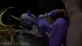 Soraka Moonlight Pleasures (Shidosan3d) [League of Legends]