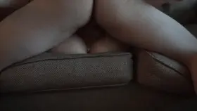 He gave me an incredibly thick creampie on the sofa