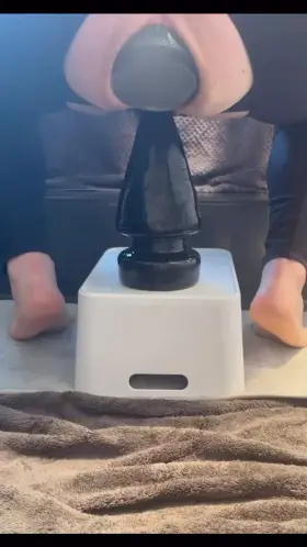 My 4.5in wide plug is way too easy now, my hole needs so much more! (Ps go to redgifs sounds on 👌)