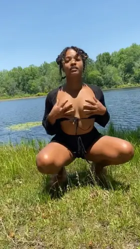 i hope you like to fuck outside!