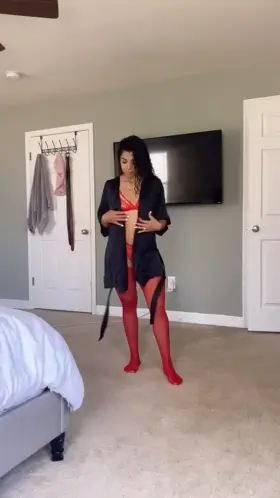 Did the Red lingerie catch your eye 👀👀