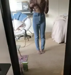 i don’t feel like wearing a bra—can i use your hands instead?