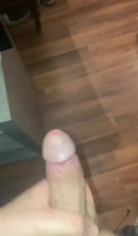 covering my floor with a huge load 🤤