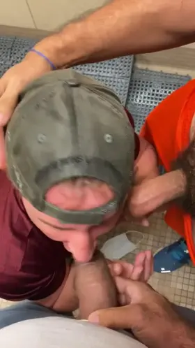 Met new friends in gym locker room :)