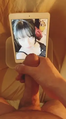 Cumtribute for my GF on Facetime