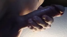 Big dick in mood lighting