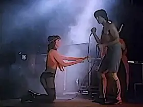 Laura Lazare, Private Moments (1983) [60fps, upscaled] bj fantasy on rock stage