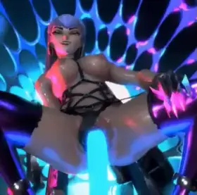 KDA Evelynn Riding RGB Dick (Crisisbeat) [League of Legends]