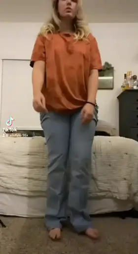 Help me get these jeans on? Or should I give up ;)