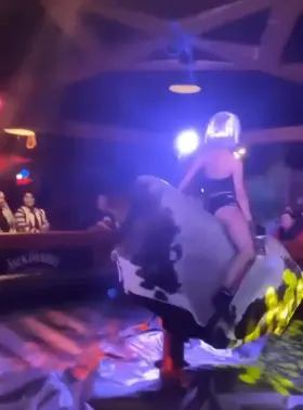 College girl loves to ride