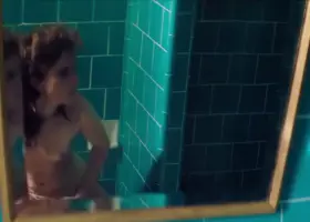 Brazilian actress Carol Duarte showing her sex body in Invisible Life (2019)