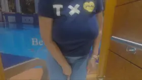 Getting my titties out in the elevator for hubby and his shocked mate 😜xx 56yo (f) (OC) 🇦🇺