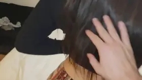 I teased my step brother a little too much twerking in these pants and i got what was coming to me