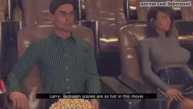 Linda in the movie theater ( Doberman Studio )