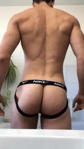 One jockstrap away from an all you can eat buffet