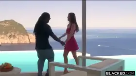 Gorgeous brunette vs BBC