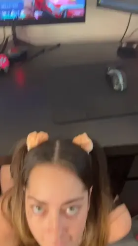 Decided to suck his cock while he was playing Val