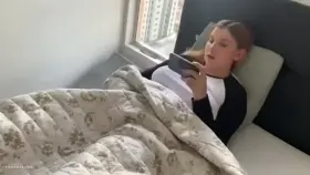 horny sis masturbates while bro watches and lets him fuck her